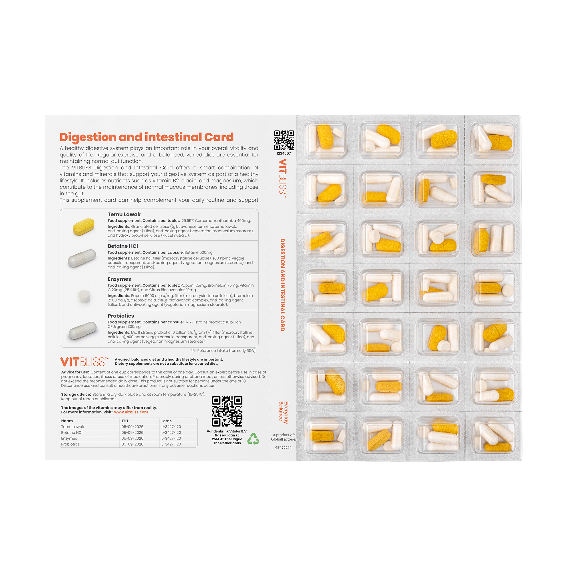 Digestion and Intestinal Card - VITBLISS