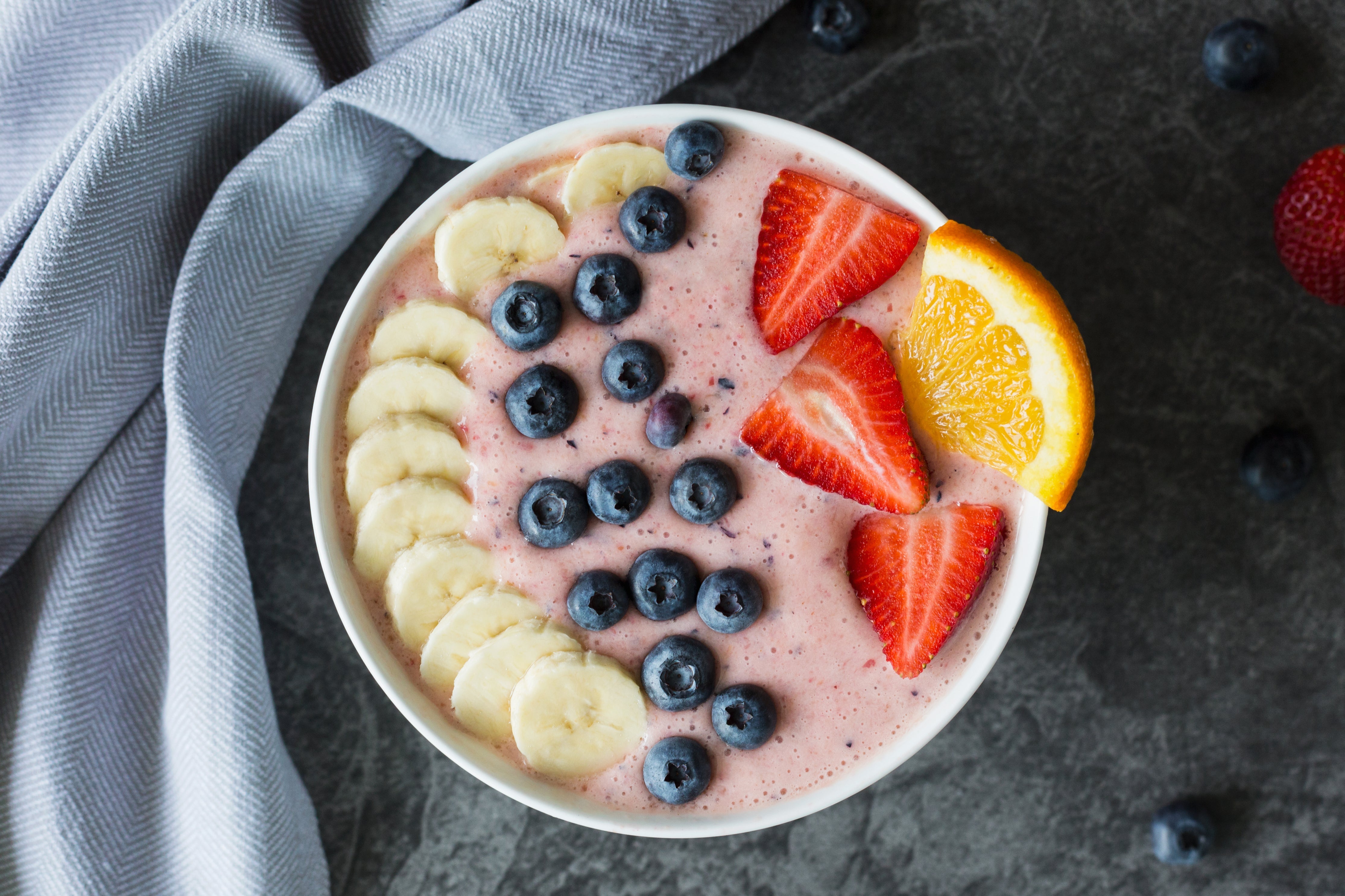 blueberry and yogurt