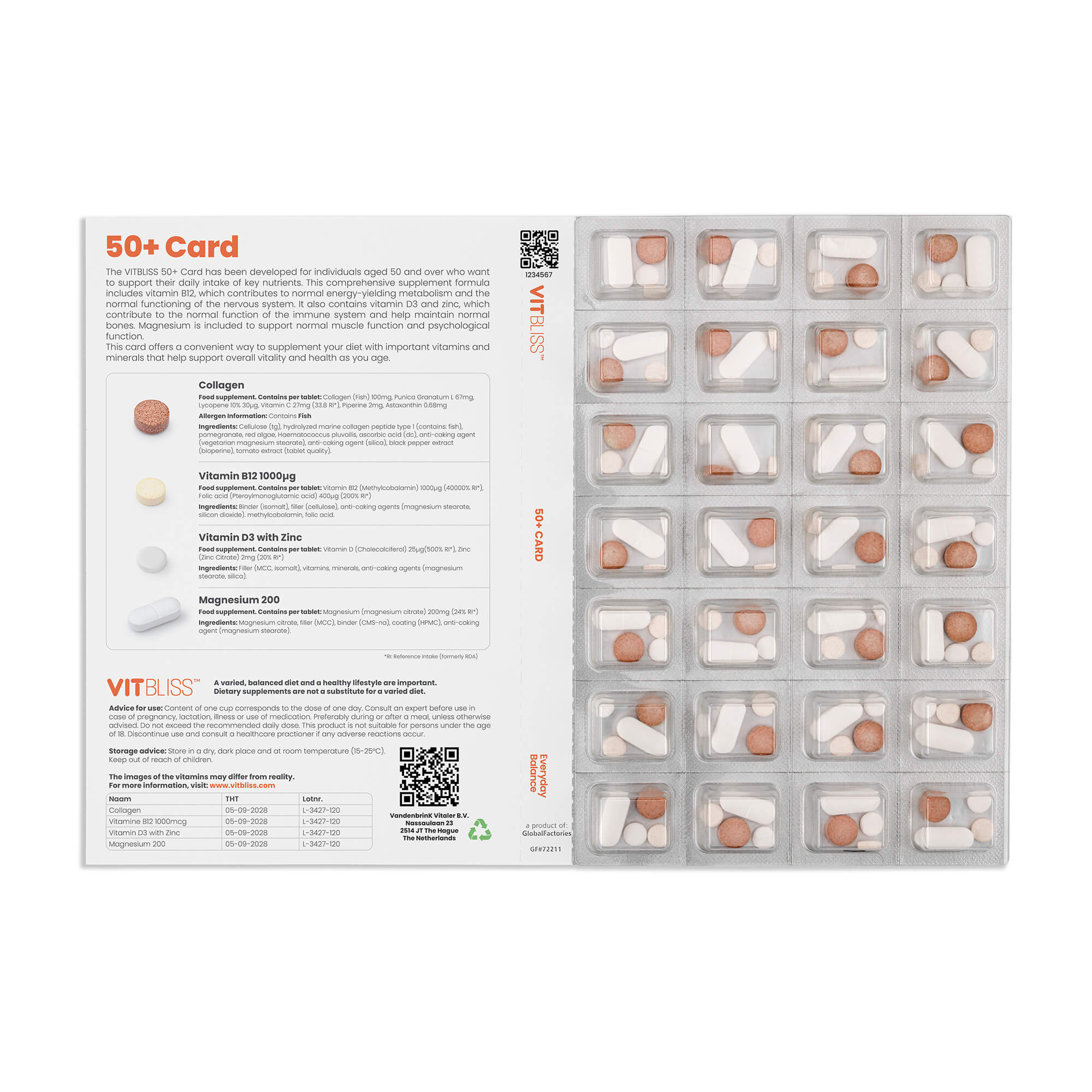 50+ Karte - VITBLISS