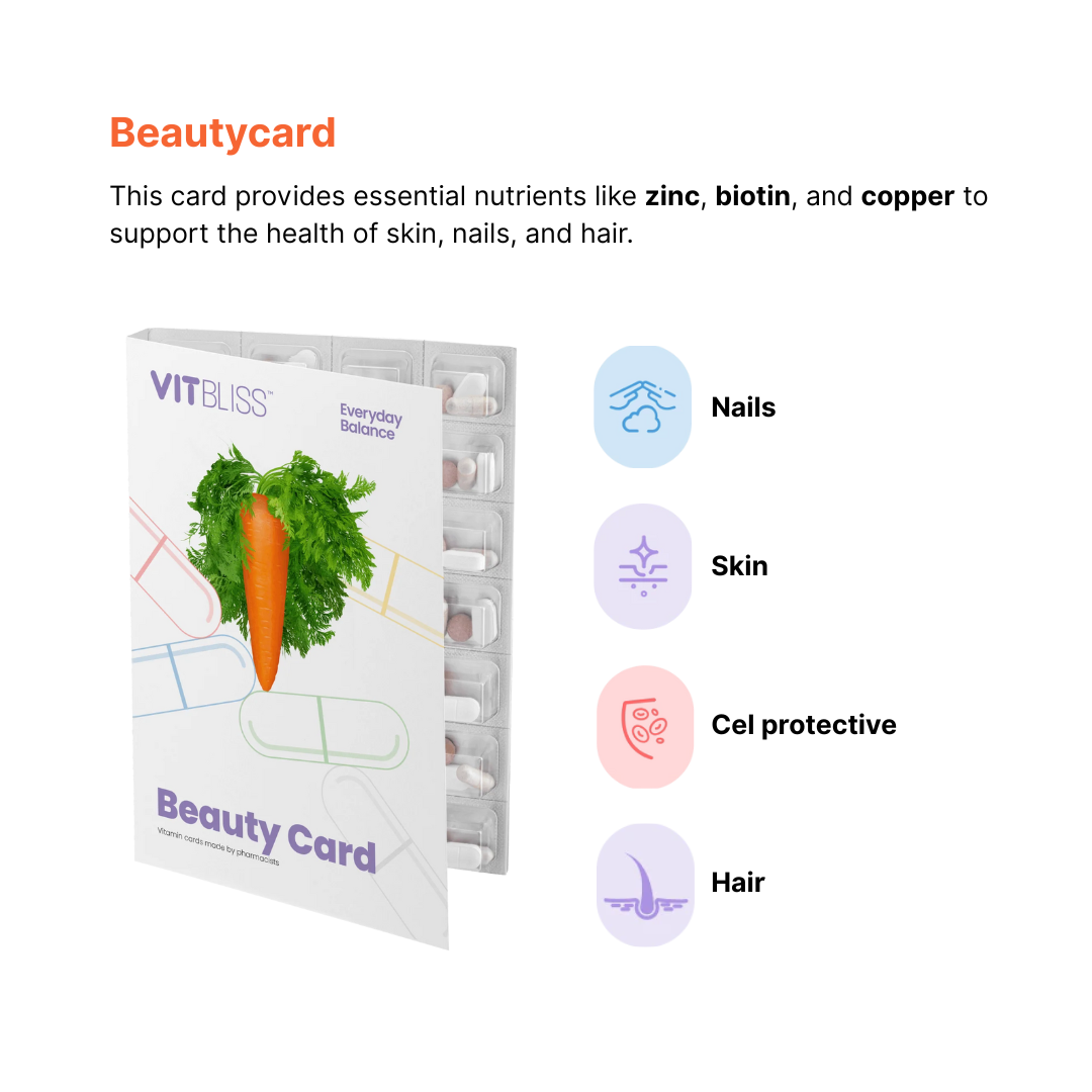 Beauty Card - VITBLISS, vitamins