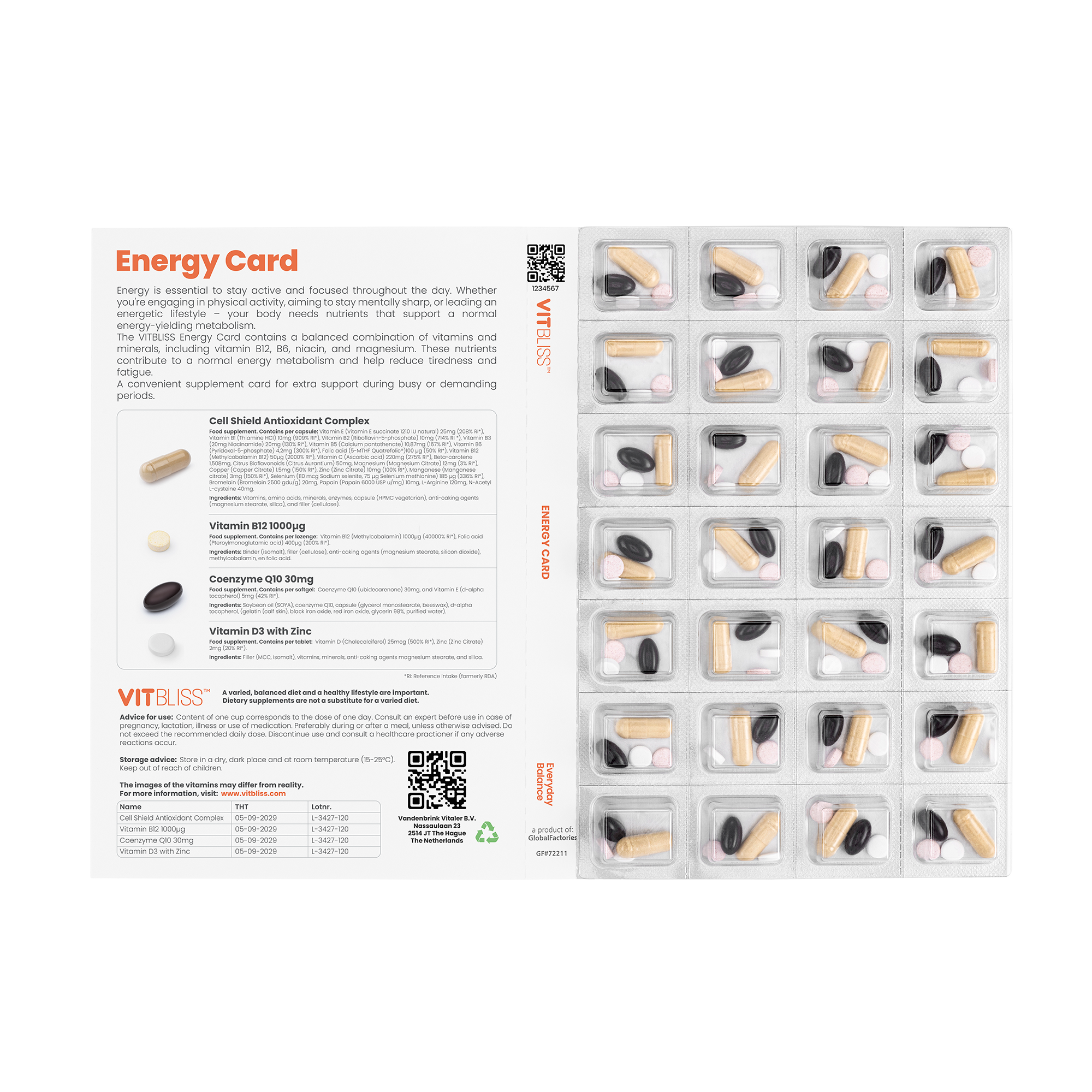 Energy Card - VITBLISS