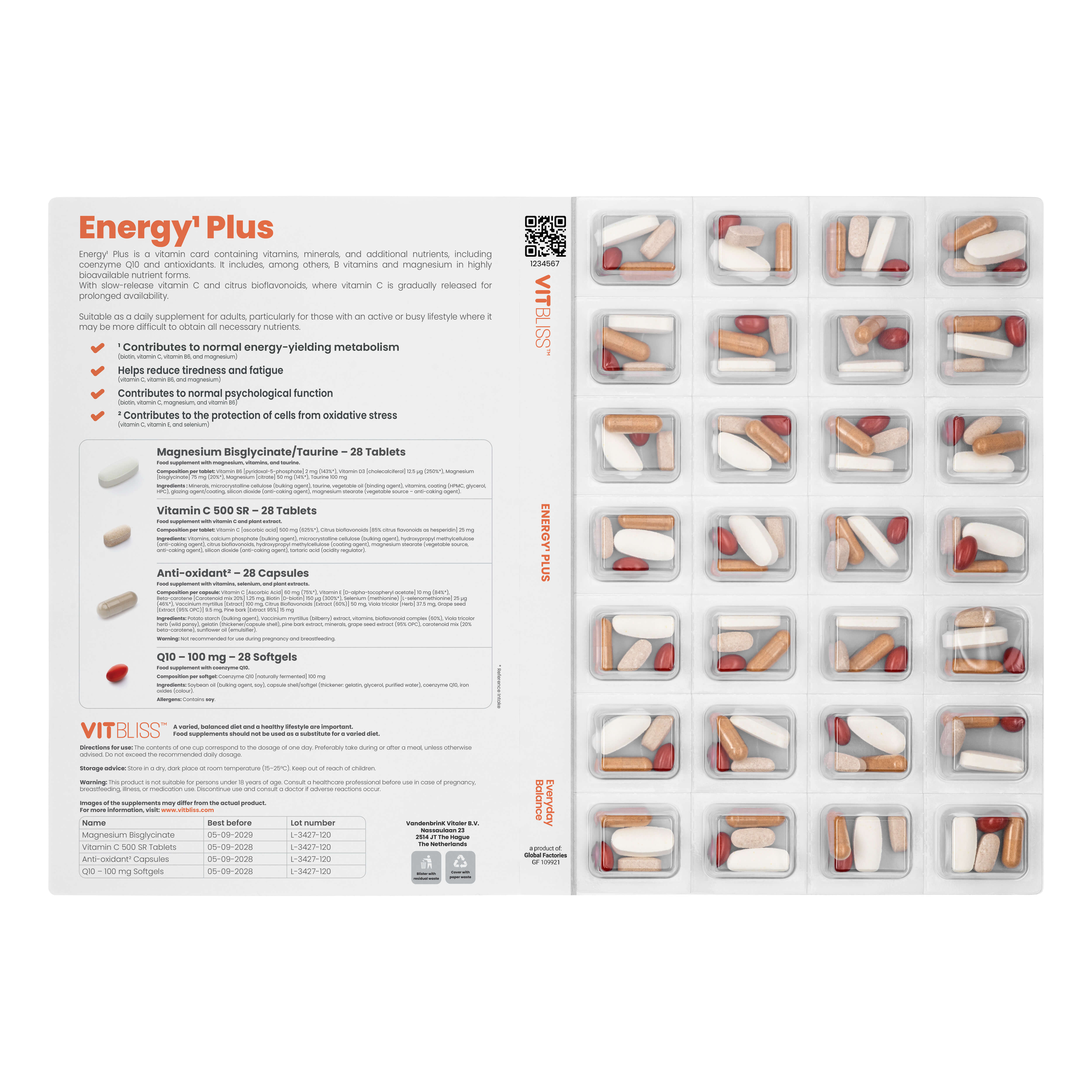 Energy¹ Plus Card | VITBLISS