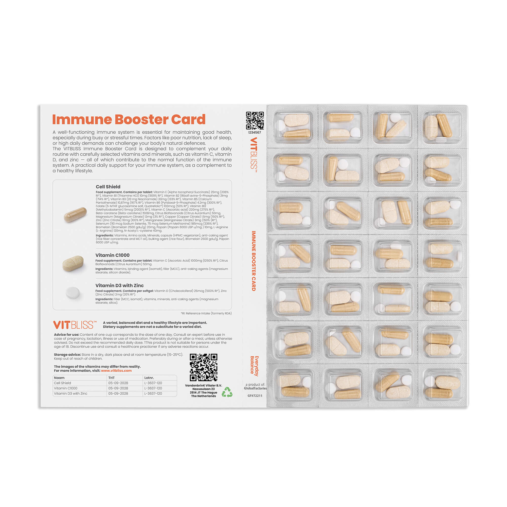 Immunstärkungskarte - VITBLISS