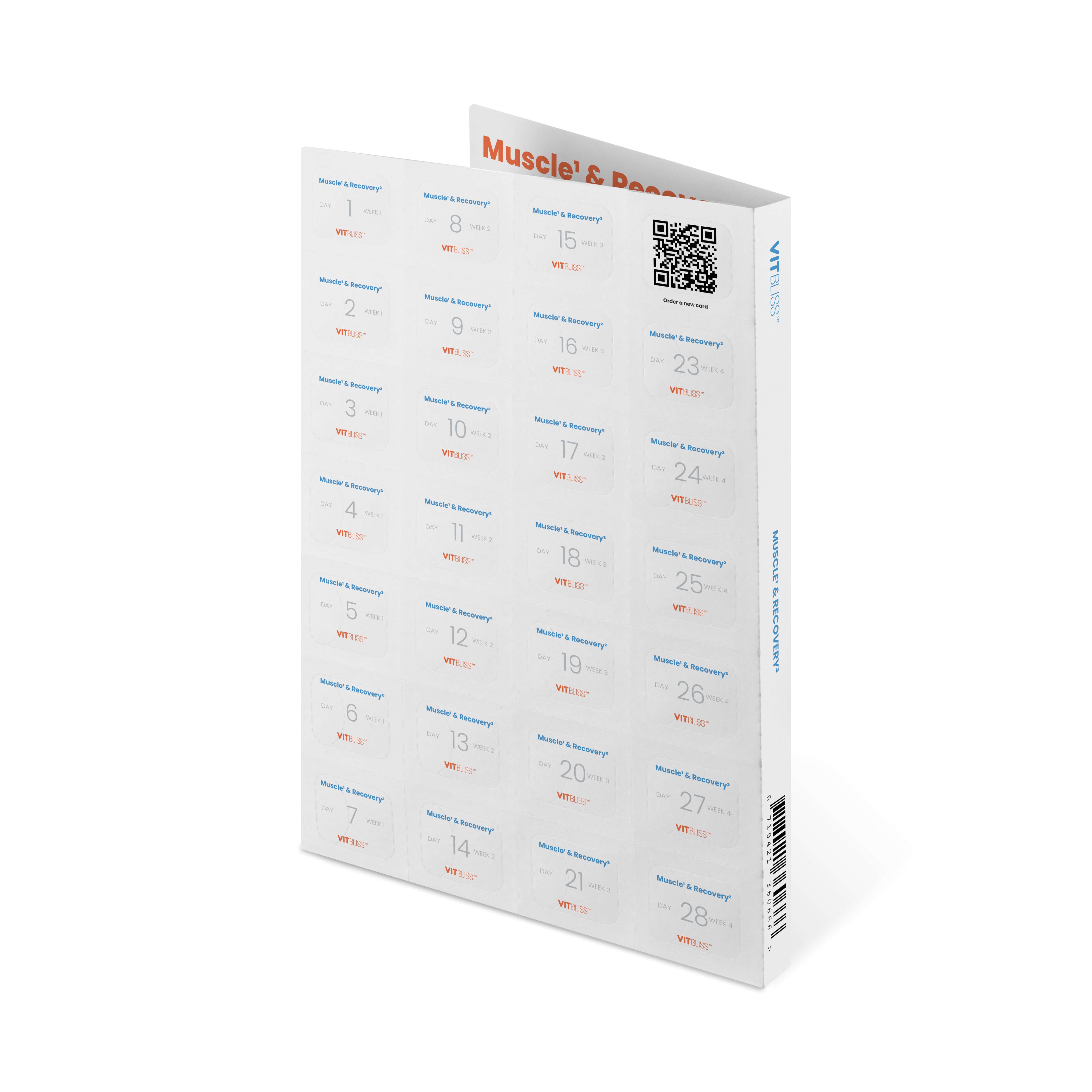 Muscle¹ & Recovery² - VITBLISS Vitamin Card